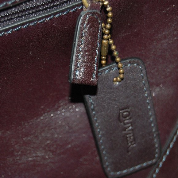 LOUVIER Black genuine Leather Cross body TOTE HAND BAG - Picture 6 of 12